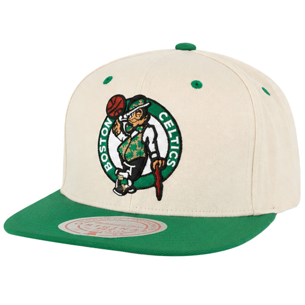 Mitchell & Ness NBA Boston Celtics Sail 2 Tone Off White Cap