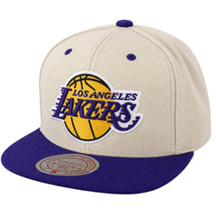 Mitchell & Ness NBA Los Angeles Lakers Sail 2 Tone Off White Cap