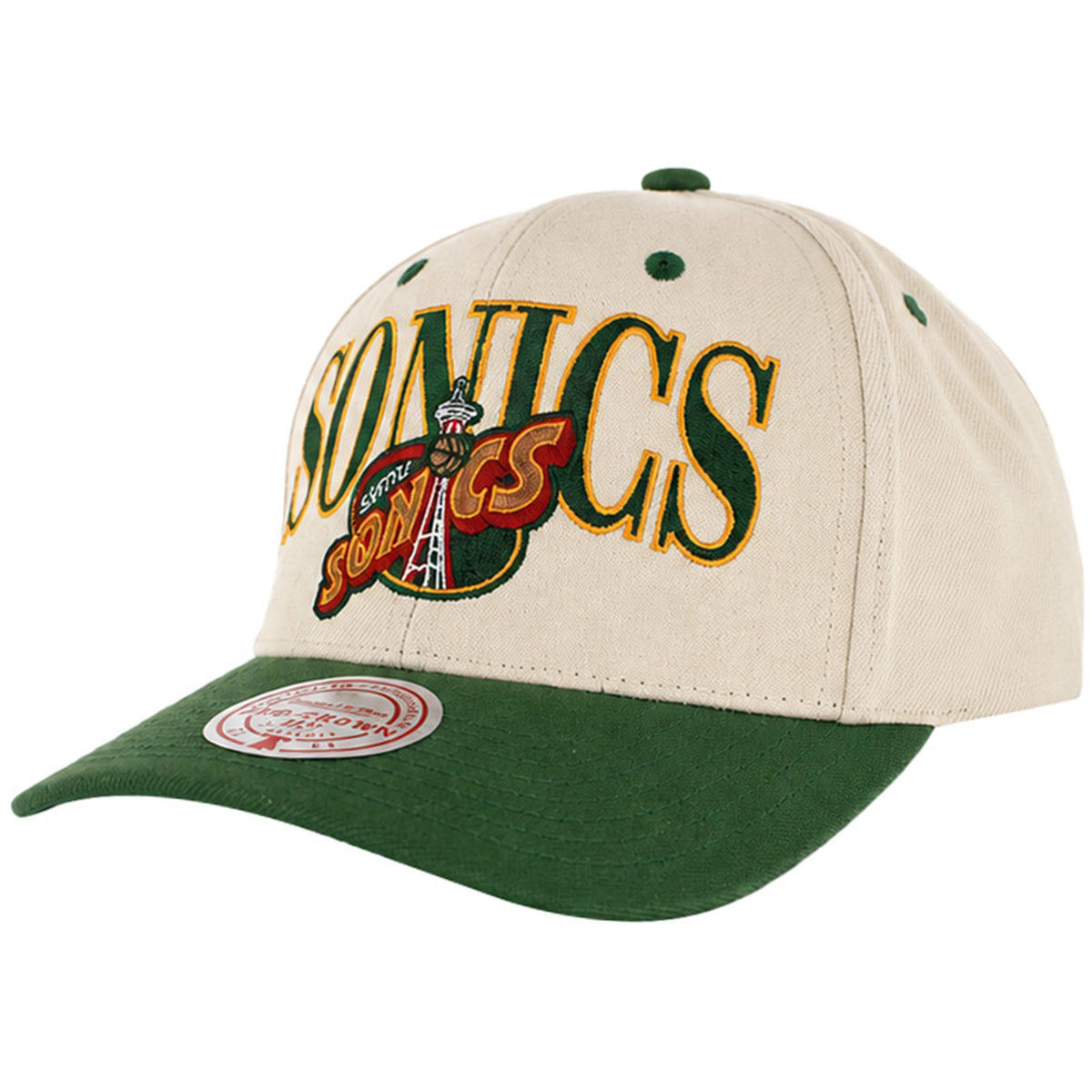 Mitchell & Ness NBA Seattle Supersonics Off White Cap