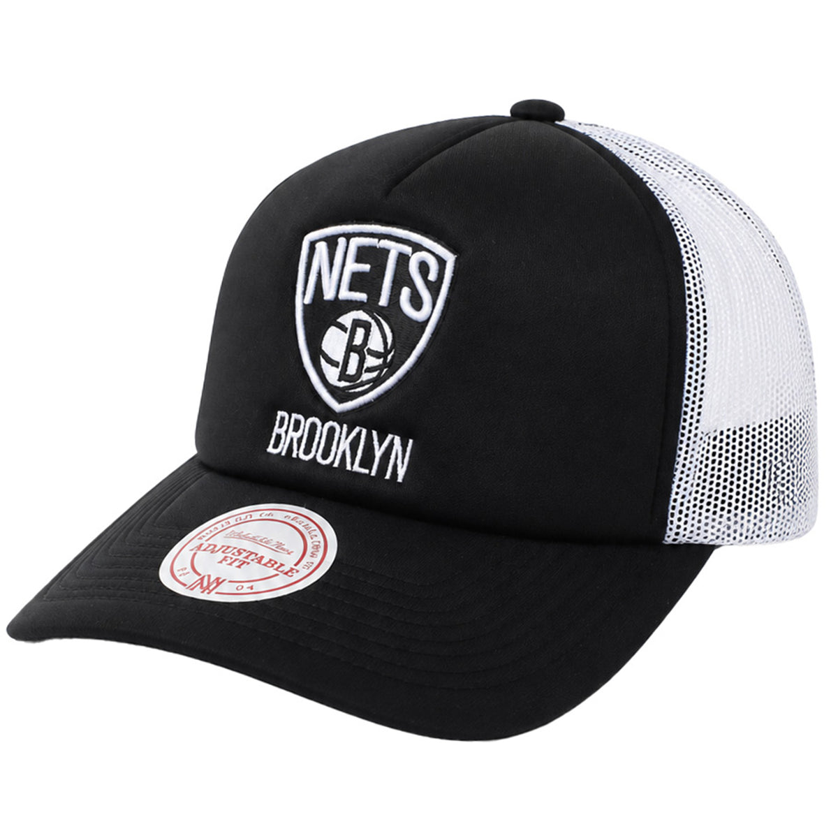 Mitchell & Ness NBA Brooklyn Nets Off The Backboard Black/White Cap