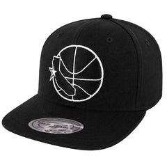 Mitchell & Ness NBA Golden State Warriors Wool Solid Black Cap