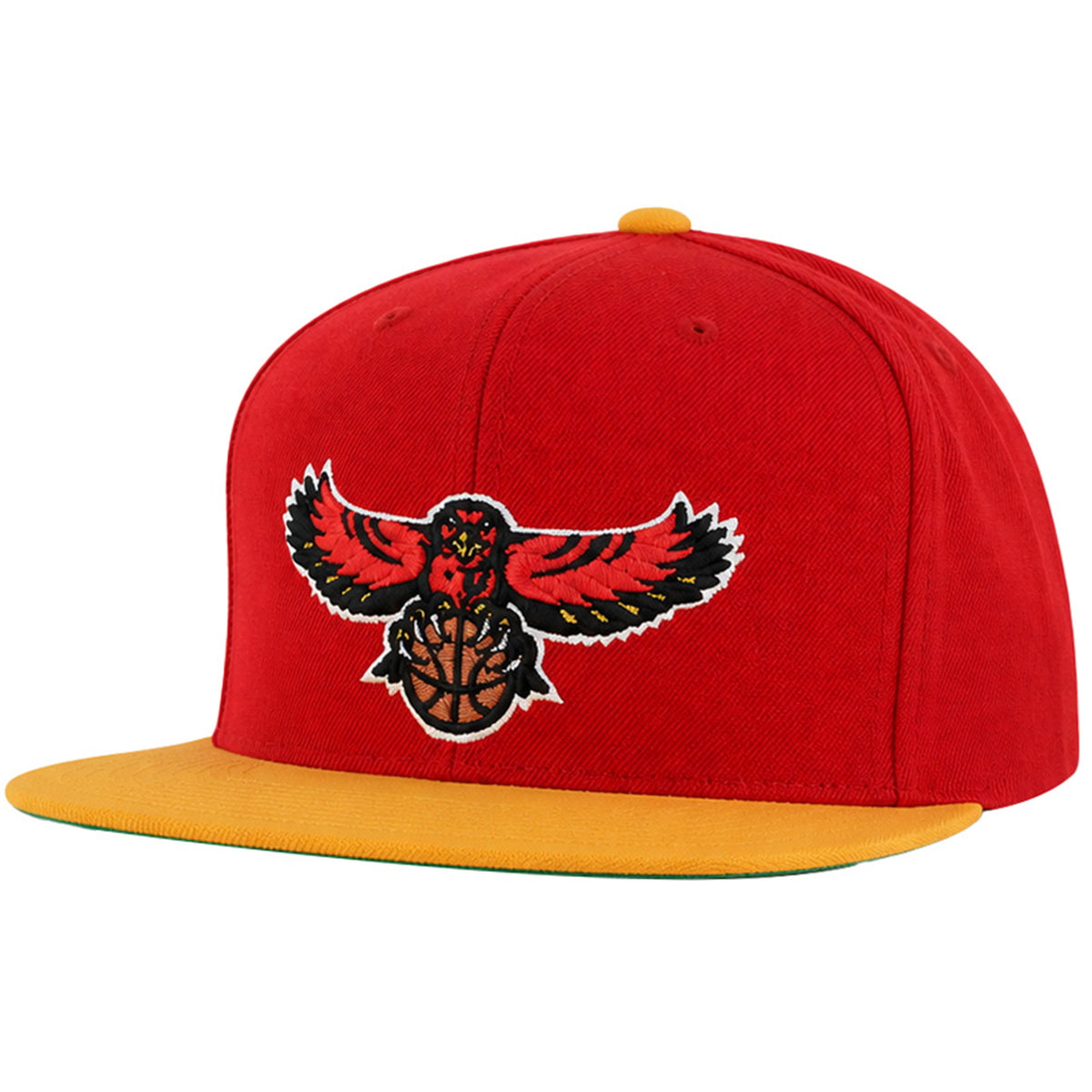 Mitchell & Ness NBA Atlanta Hawks Wool 2 Tone Red Cap
