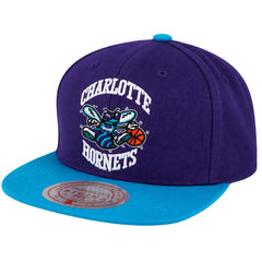 Mitchell & Ness NBA Charlotte Hornets Wool 2 Tone Tone Blue Cap