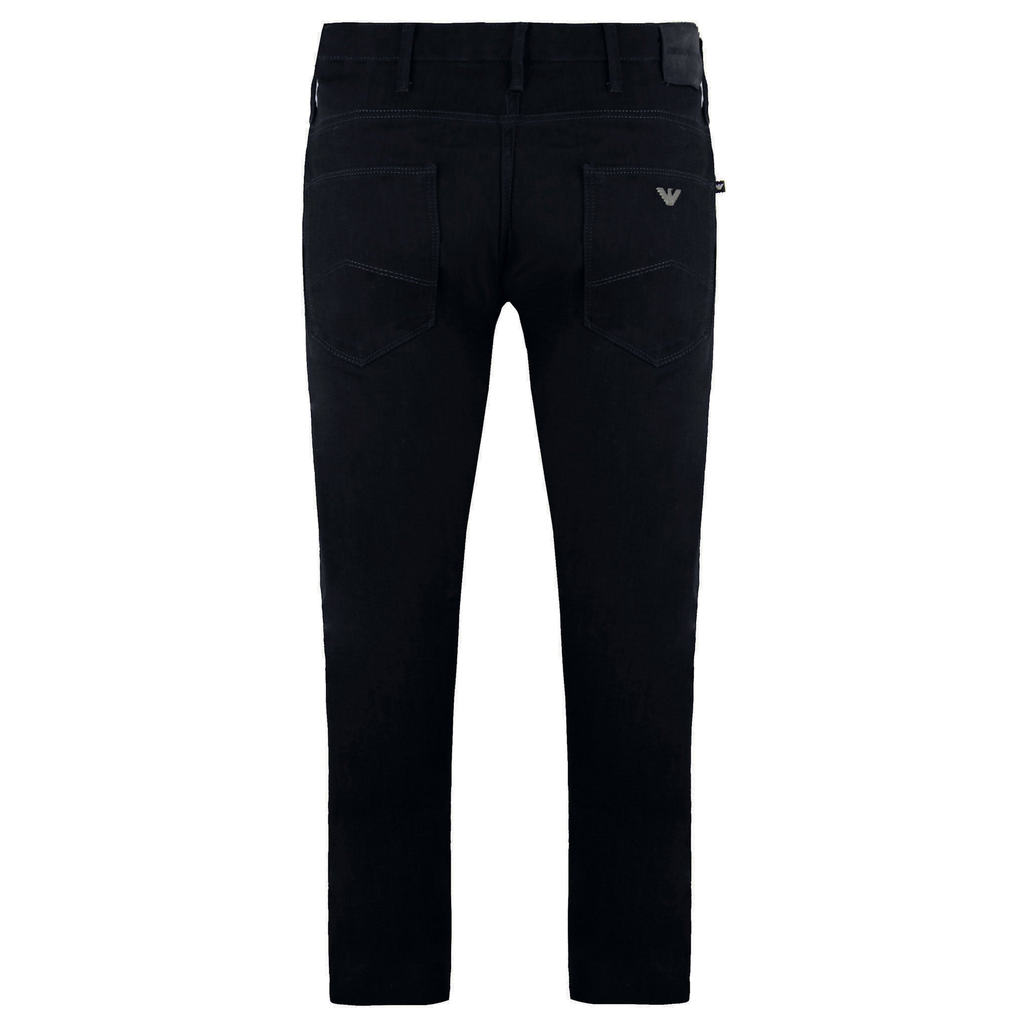 Emporio Armani J06 Slim Fit Mens Black Jeans