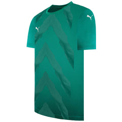 Puma TeamGlory Mens Green Football Top