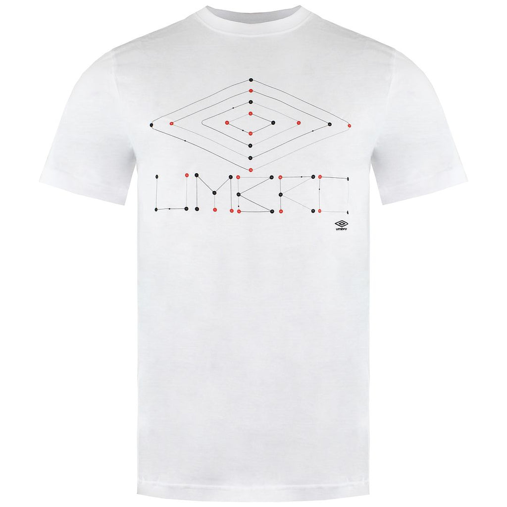 Umbro Logo Mens White T-Shirt