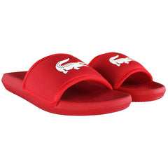 Lacoste Croco SLide 119 3 CMA Mens Red Sliders