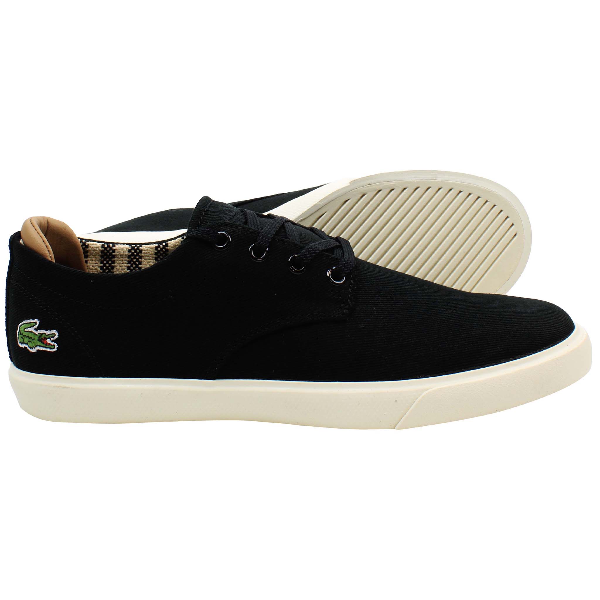 Lacoste Esparre 219 1 CMA Mens Black Plimsolls