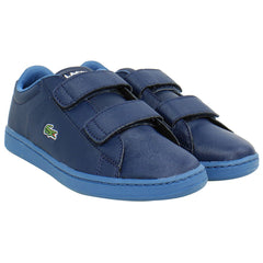 Lacoste Carnaby Evo Kids Navy Trainers