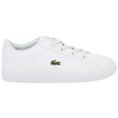 Lacoste Lerond BL 21 1 CUI Kids White Trainers