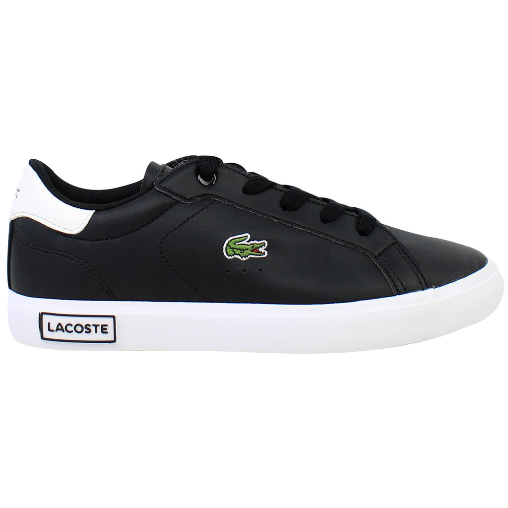 Lacoste Powercourt 0721 1 SUC Kids Black Trainers