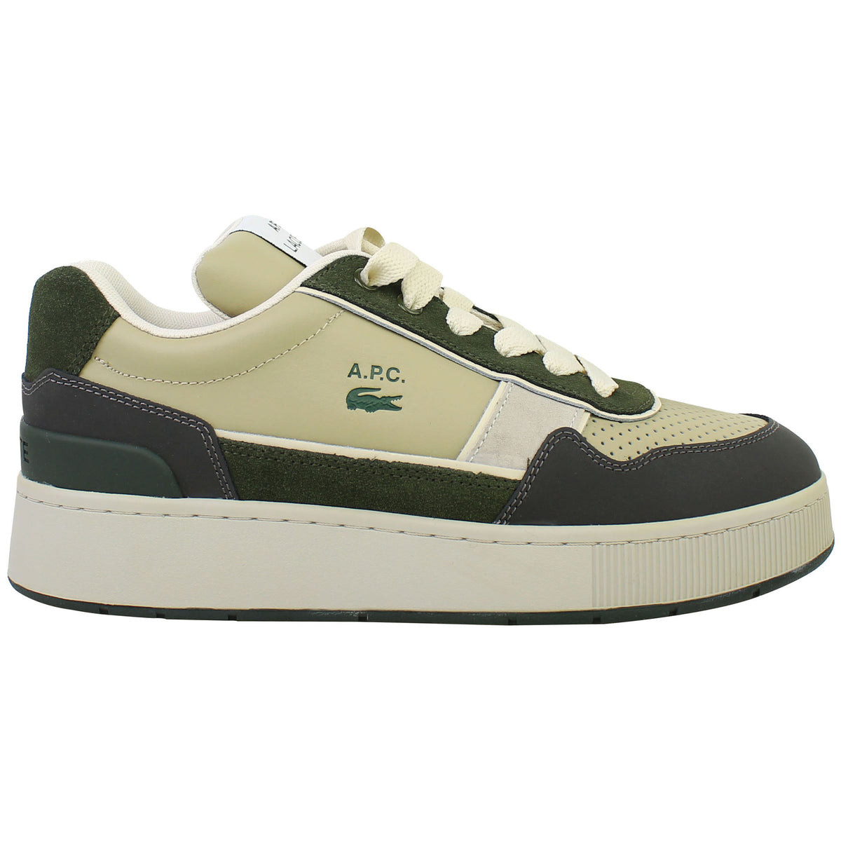 Lacoste Ace Clip 0822 2 SFA Womens Khaki Trainers