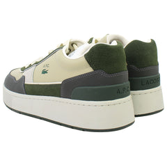 Lacoste Ace Clip 0822 2 SMA Mens Khaki Trainers