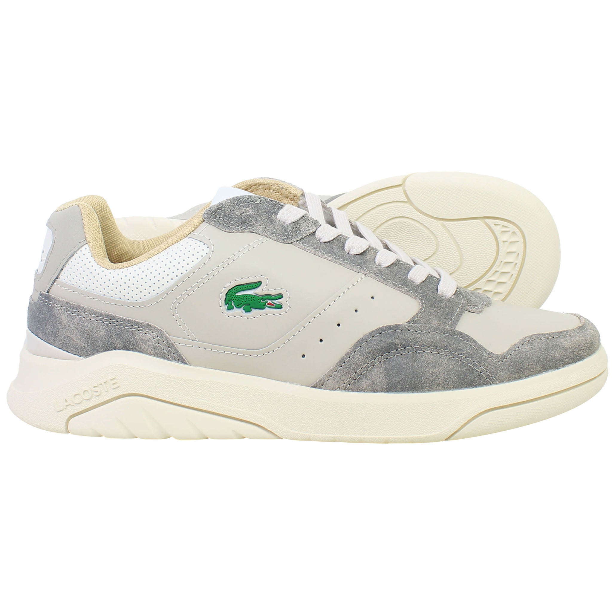 Lacoste Game Advance Luxe 2222 SMA Mens Grey Trainers