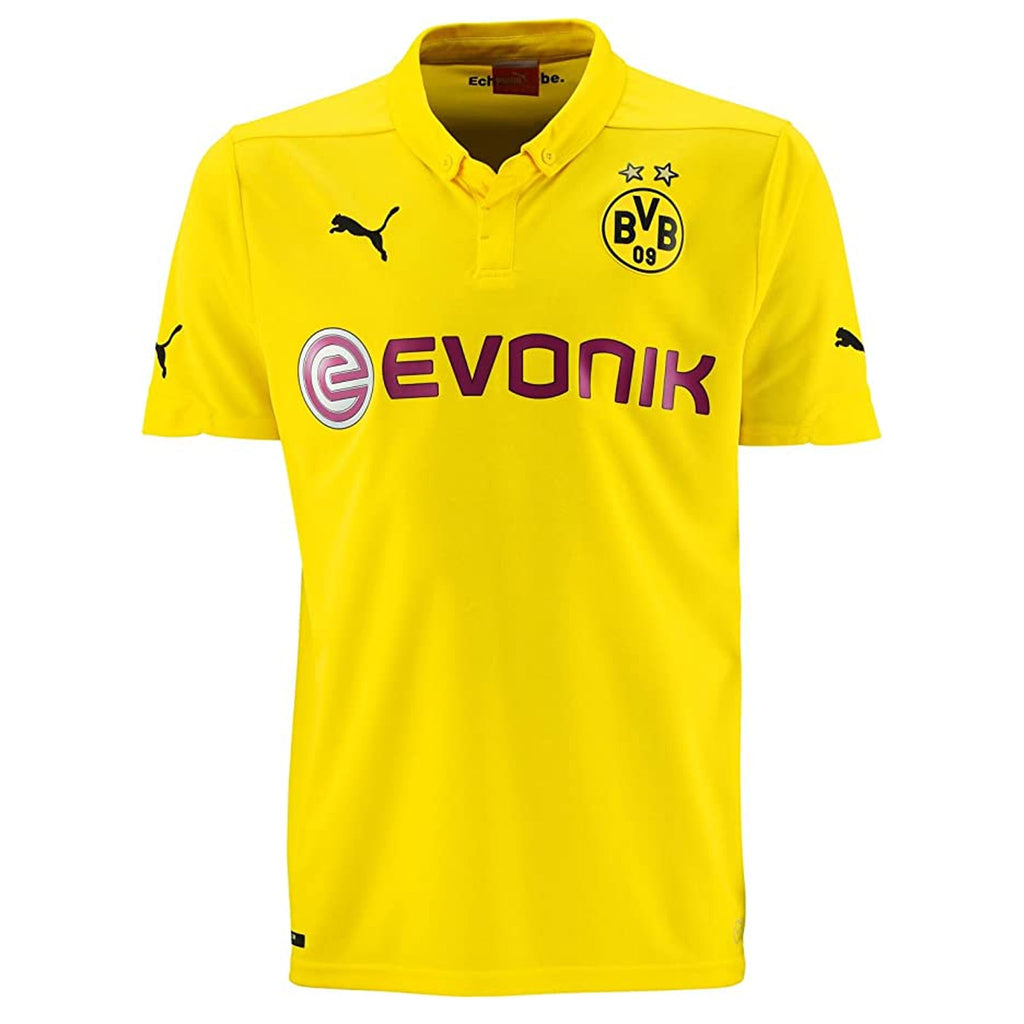 Puma Borussia Dortmund Replica Jersey Short Sleeve Yellow Mens T-Shirt 745889 YELLOW