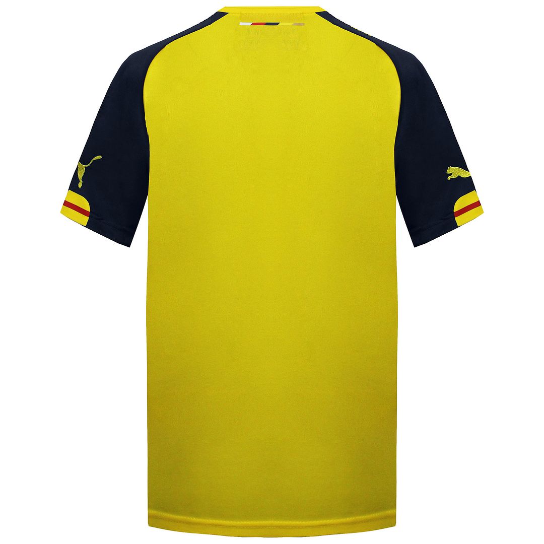 Puma Arsenal Fly Emirates Kids Navy/Yellow T-Shirt