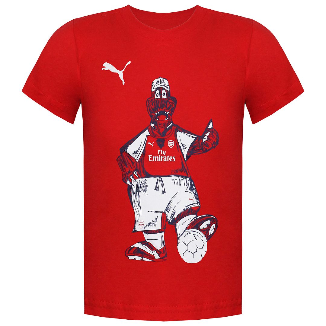 Puma Arsenal Fly Emirates  Kids Red T-Shirt