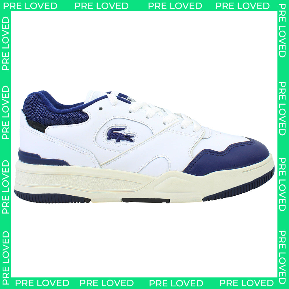 Lacoste Lineshot Mens White/Navy Trainers NO BOX