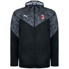 Puma AC Milan 2020-21 Mens Black Warmup Jacket