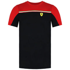 Puma Scuderia Ferrari Mens Black/Red T-Shirt