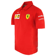 Puma Scuderia Ferrari Kids Red Polo Shirt