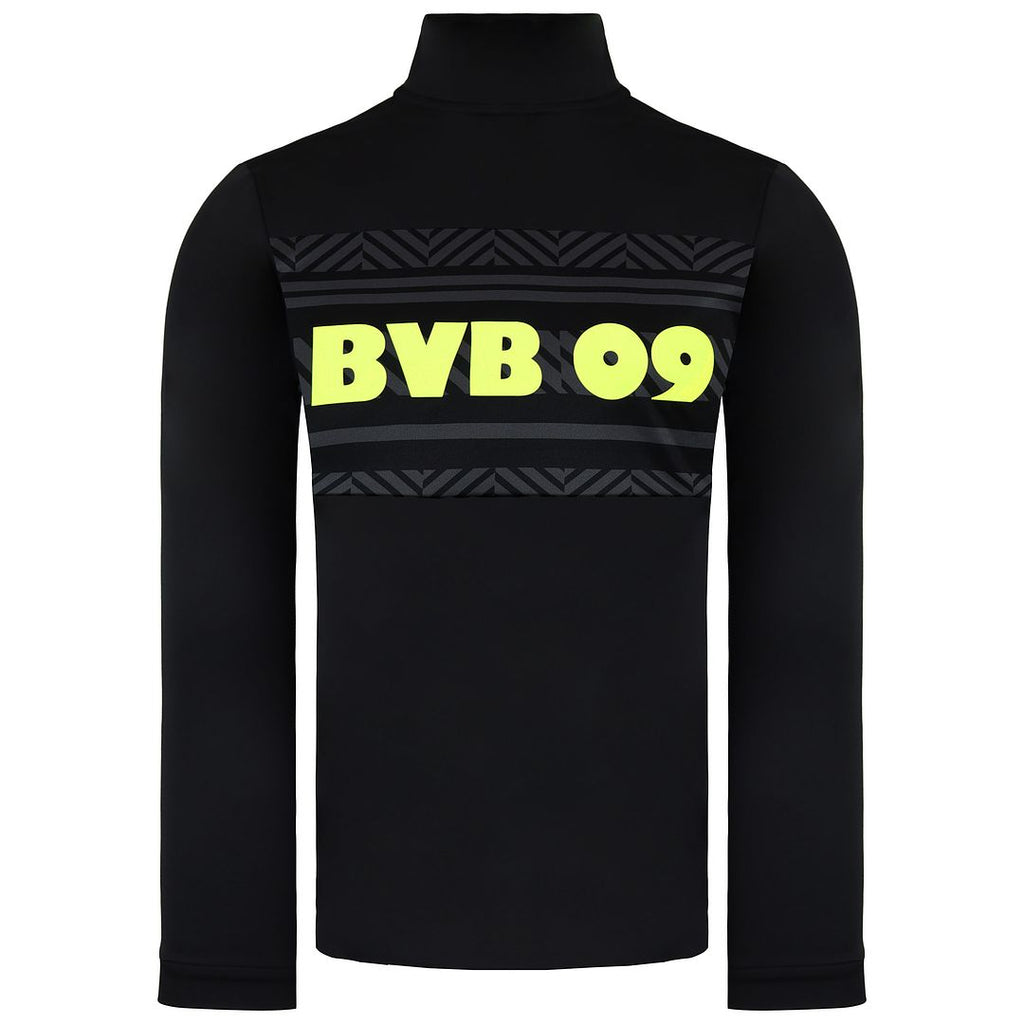 Puma BVB 09 Borrusia Dortmund Kids Black Prematch Sweater