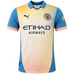 Puma Manchester City Fourth Mens Yellow Football Jersey