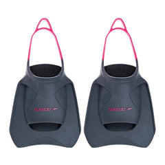 Speedo Biofuse Flexible Comfort Grey Pink Unisex Fitness Fin