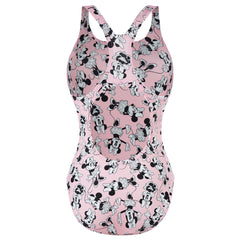 Speedo All Over Print MickeyMouse Medalist One Piece Junior Swimsuit 8 12520D795