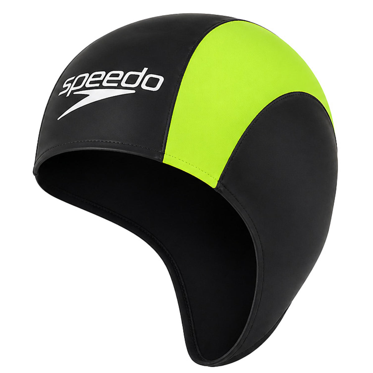Speedo Xenon Black/Yellow Neoprene Swimming Cap