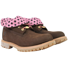Timberland Authentic Roll Top Womens Dark Brown Boots