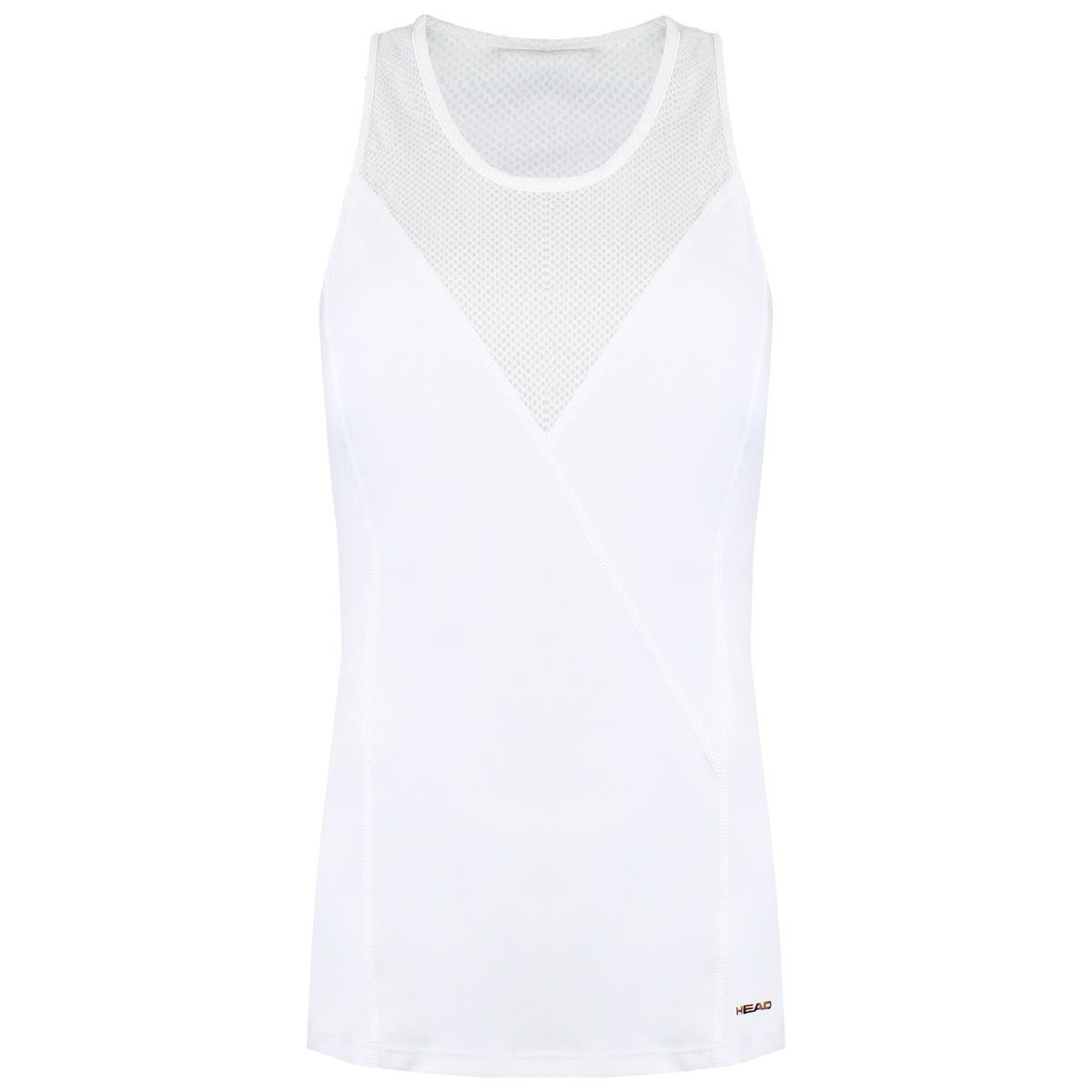 Head Perforated Womens White Tennis Vest