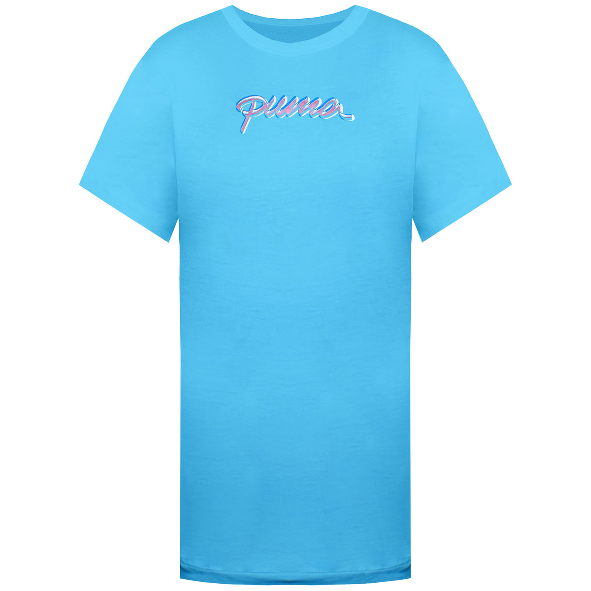 Puma Script Kids Blue T-Shirt