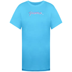 Puma Script Kids Blue T-Shirt