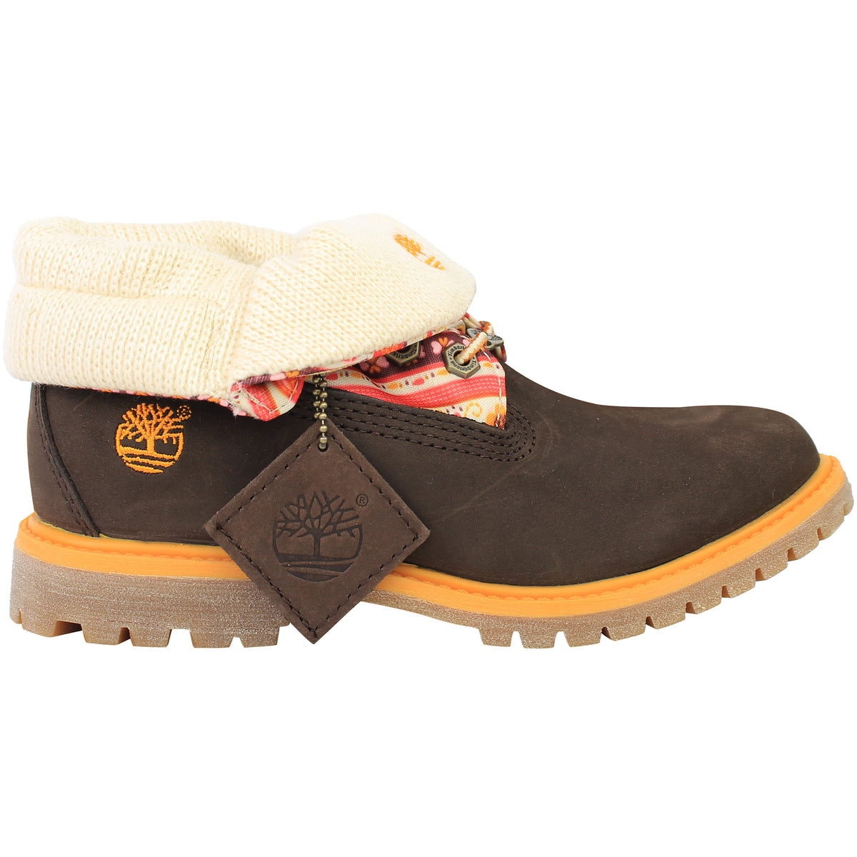 Timberland Authentic Roll Top Womens Brown Boots