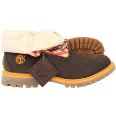 Timberland Authentic Roll Top Womens Brown Boots