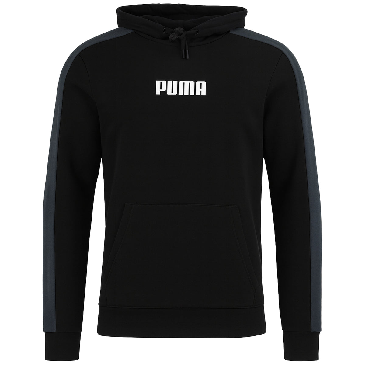 Puma Logo Mens Black Hoodie