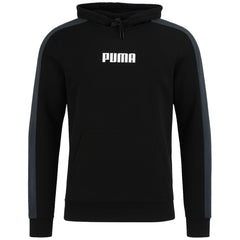 Puma Logo Mens Black Hoodie