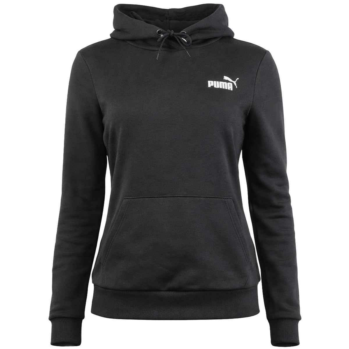 Puma Ess+ Embroidery Womens Black Hoodie