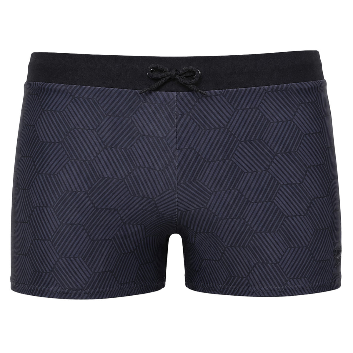 Speedo Valmilton Mens Black/Grey Swimming Trunks