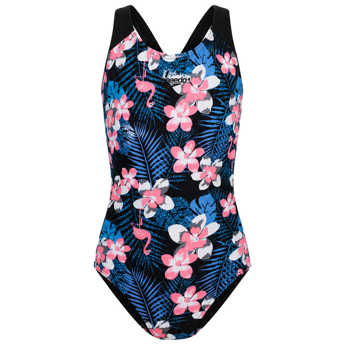 Speedo JungleGlow AOP Splashback Kids Multicolour Swimsuit
