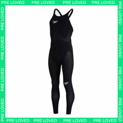 Speedo Fastskin LZR Elite Openwater Black Closedback Mens Swimsuit NO TAG