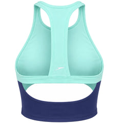Speedo Astro Pop Racerback Tankini Womens Blue Swimsuit