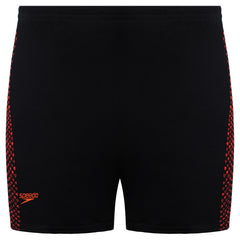 Speedo Printed Logo Kids Black Swimming Trunks