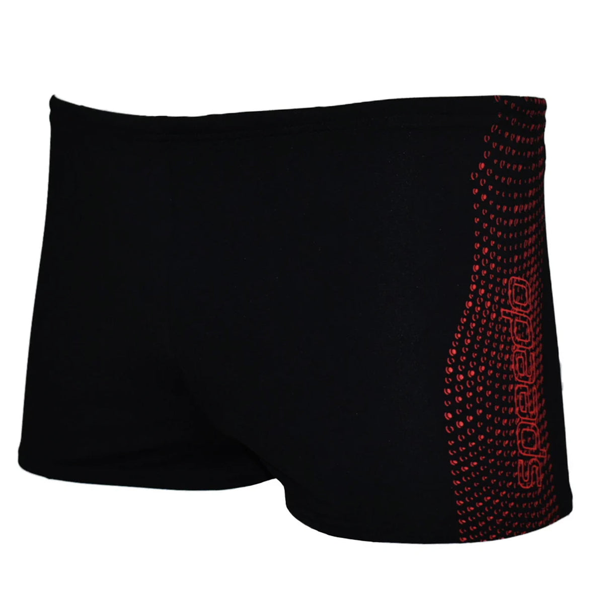 Speedo Printed Logo Kids Black Swimming Trunks