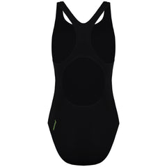 Speedo Placement Muscleback Womens Black Swimsuit