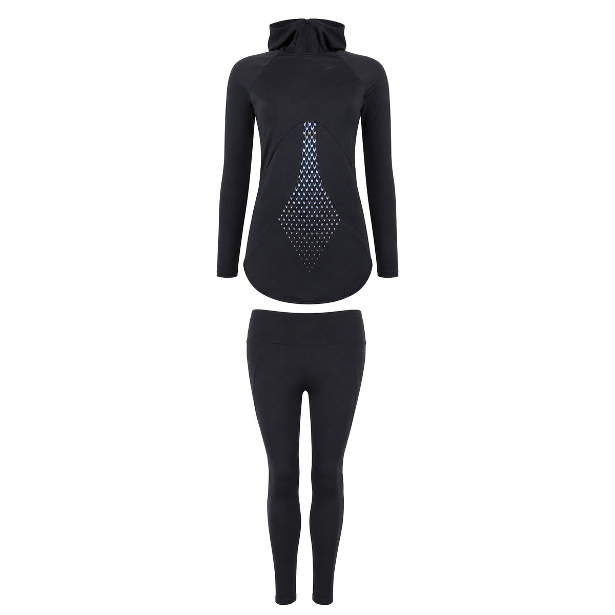 Speedo 2pieces Eco End+ Pro Cover Womens Black Swimsuit