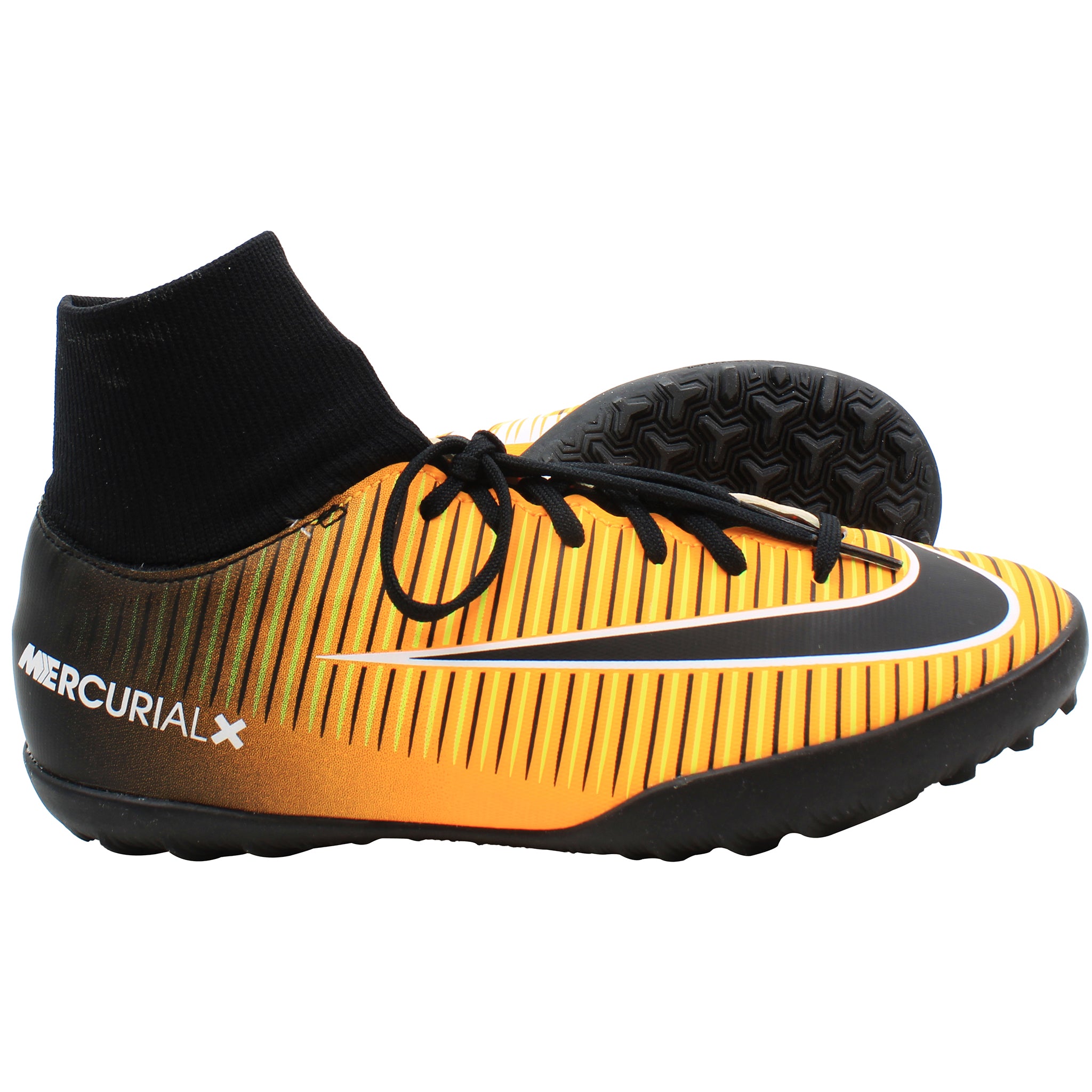 Nike Mercurialx Vicotry Kids Yellow/Black Football Boots