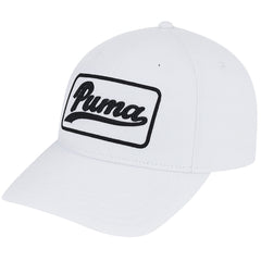 Puma Logo Mens White Greenkeeper Cap