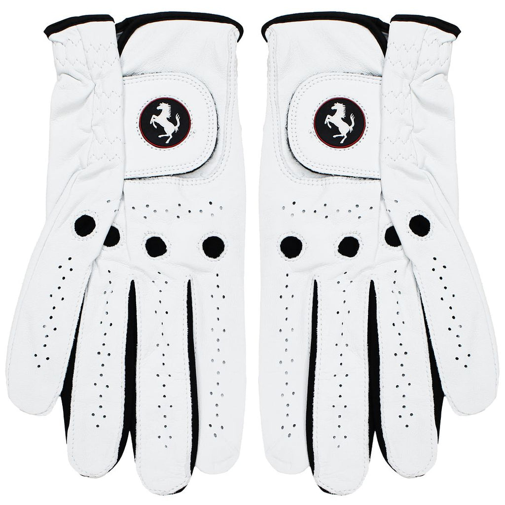 Cobra Ferrari Regular Right Hand Mens White  Golf Glove